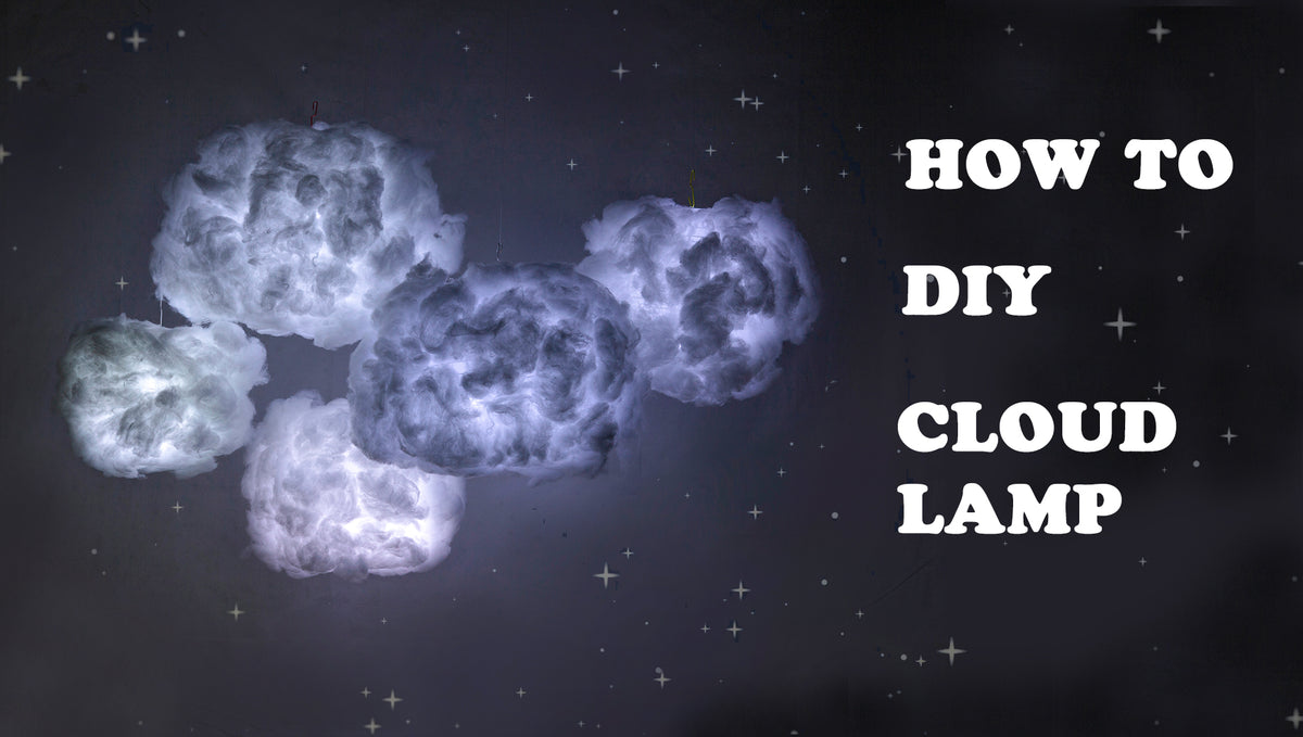 How To DIY Make Cloud Lamp？