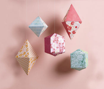 How To Make Solid Geometry Paper Lantern at Home With Children?