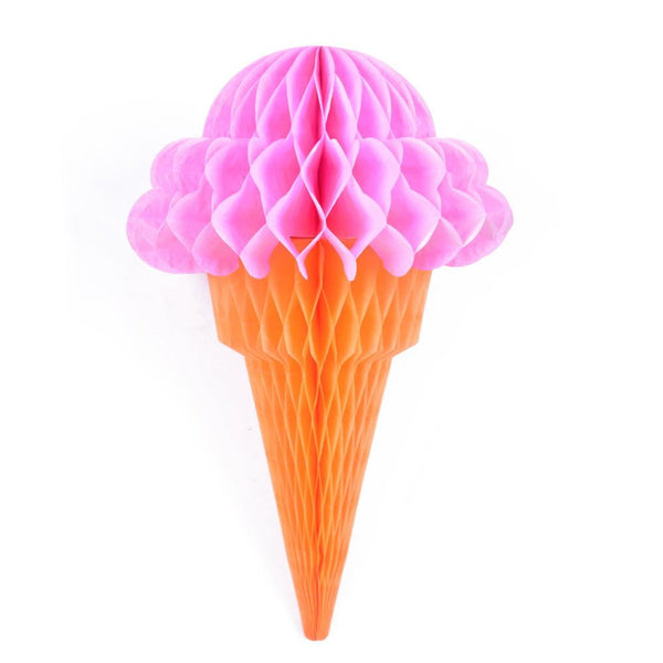 Ice Cream Tissue Paper Honeycomb Balls - Sunbeauty