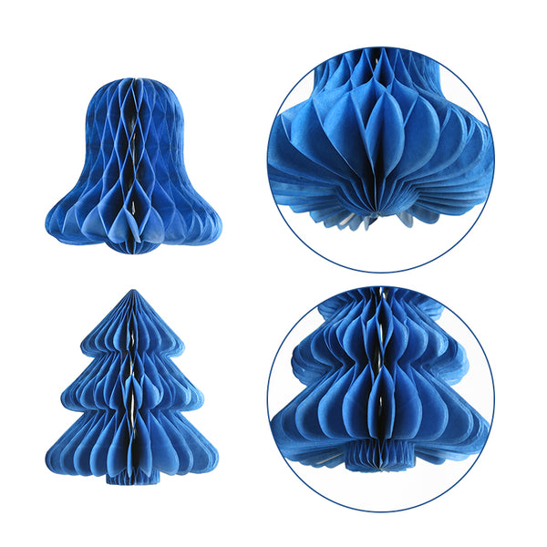 5 Series Christmas Baubles Decoration Paper Honeycomb Balls Set - Sunbeauty