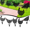 Chicken Yard Art Kreative Hahnsimulationsdekorationen Ostergarten Plug-in-Dekorationen 