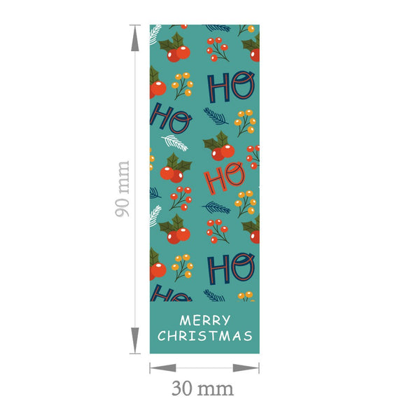 30 x Weihnachtsaufkleber, Geschenkbox, versiegelt mit selbstklebendem Etikett, Verpackungsmaterial 
