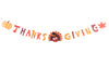 Thanksgiving Party Maple Leaf Turkey Paper Banner