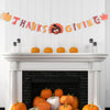 Thanksgiving Party Maple Leaf Turkey Paper Banner - Sunbeauty