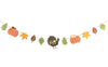 Thanksgiving Party Leaves Turkey Paper Banner