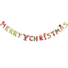 Christmas Flags Ornaments Hanging Paper Garland   Decoration - Sunbeauty