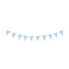 Blau-weiß gestreifte Wimpelflaggen String Triangle Wimpelkette