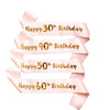 5pcs Rose Gold Birthday Sash-FreeShipping