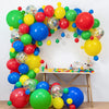 Cirque Theme Balloon Set Colorful Carnival Birthday Rainbow Party Supplies