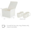 White Kraft Paper Gift Box - Sunbeauty