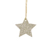 Christmas Tree Embellishments Gold/Silver Glitter Star Hanging Ornaments - Sunbeauty