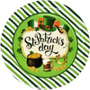 Hot Selling St. Patrick's Day Party Paper Tableware Set Children's Party Paper Cup Plate Paper Towel Tablecloth Set
