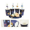 Solar System Outer Space Birthday Party Cups Plates Tableware - Sunbeauty