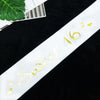 5 Pack 16th Birthday Decorations Party Sash-FreeShipping