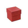 Rote quadratische Geschenkbox