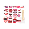 Party Favors Funny Laugh Lip Mouth DIY Photobooth Props