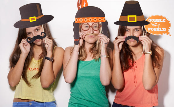 Thanksgiving Day Funny Turkey Photo Booth Props - Sunbeauty