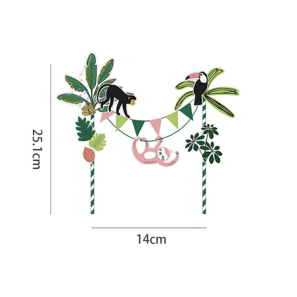 Jungle Party Cake Toppers - Sunbeauty