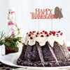 HAPPY THANKSGIVING Turkey Cake Topper - Sunbeauty