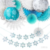 Frozen Birthday Decorations Snowflake Theme Party Supplies - Sunbeauty