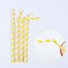 Bendable Flexible Stripe Paper Straws Biodegradable Drinking Mason Jar Cup Straw - Sunbeauty