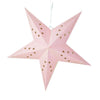 Estrellas de papel de pentagrama rosa de 60 cm