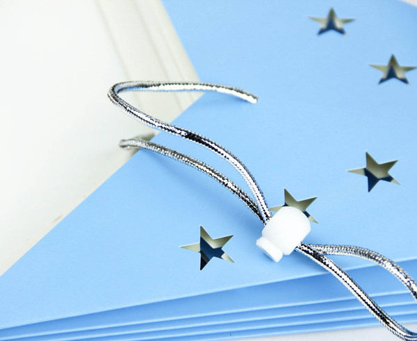 60cm Blue Pentagram Paper Stars - cnsunbeauty