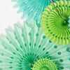 Green Paper Fan Pinwheel Kit - Sunbeauty