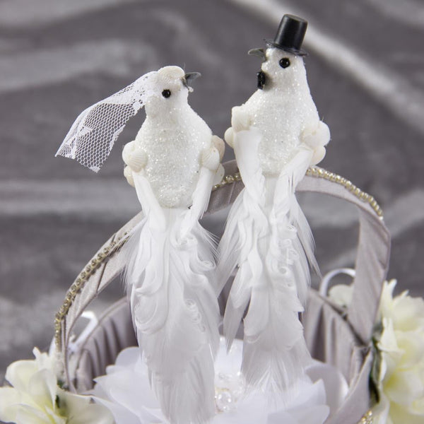 White Top Hat Wedding Dove - Sunbeauty