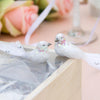 White Sequin Wedding Dove - Sunbeauty