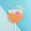 Summer Tiki Party Flamingo Pineapple Photo Booth Props Kit - Sunbeauty