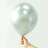 Silver Metal color Latex Balloon