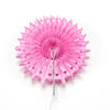 Pink Snowflake Tissue Paper Fans/Pinwheel