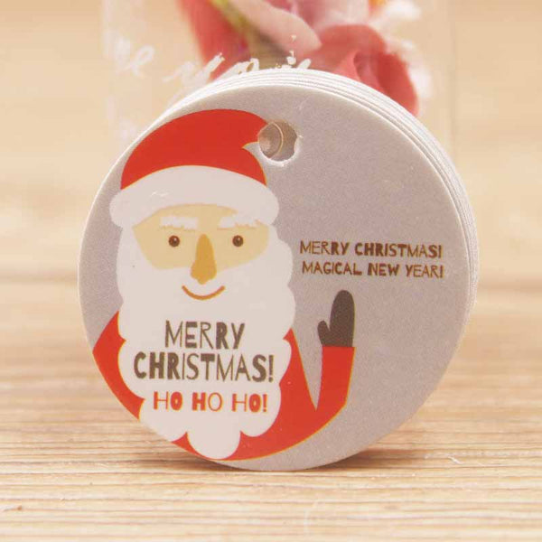 100Pcs Christmas Gift Kraft Tags Box Labels - Sunbeauty