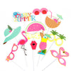 Summer Tiki Party Flamingo Pineapple Photo Booth Props Kit - Sunbeauty