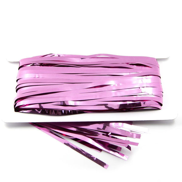 Rose Pink Foil Curtains - cnsunbeauty