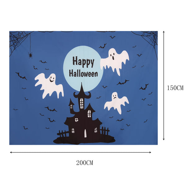 Halloween Theme Pictorial Cloth Seamless Customized Photography Backdrop Background - Sunbeauty