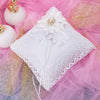 White Ring Pillow for Wedding - Sunbeauty