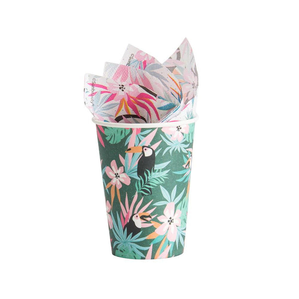 Rainforest Paper Cup(12Pcs) - cnsunbeauty
