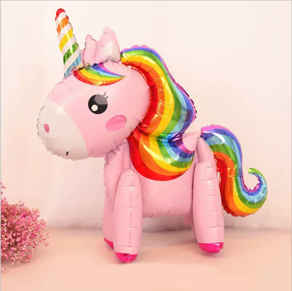 3D-Regenbogen-Pferd-Einhorn-Ballon