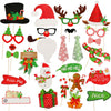 DIY Xmas Photo Decorations Funny Selfie Photography Props Pack for Christmas