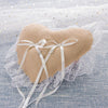 Heart Wedding Ring Pillow - Sunbeauty