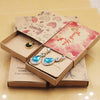 Cajas de regalo de joyería de moda Cajas de papel Kraft pequeñas