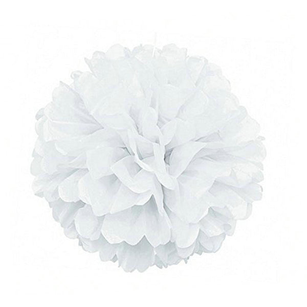 White Tissue Paper Pompom - cnsunbeauty