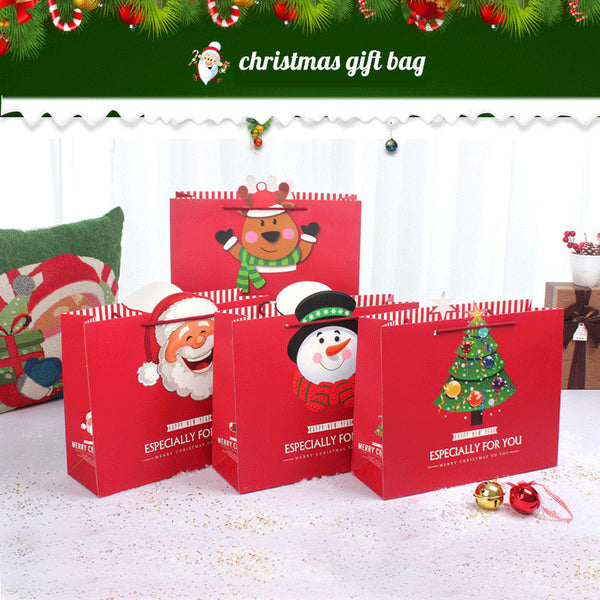 Recyclable Christmas Gift Bags for Wrapping Holiday Gifts - Sunbeauty