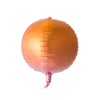 Gradient 4D Foil balloon(Orange)