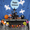 Halloween-Thema-bildlicher Stoff-nahtloser kundengebundener Fotografie-Hintergrund-Hintergrund