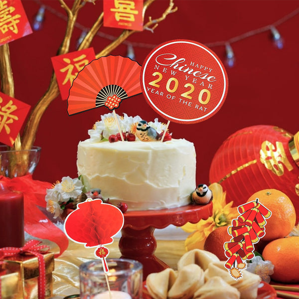 2020 Chinese Style New Year Spring Festival Photo Booth Props - Sunbeauty