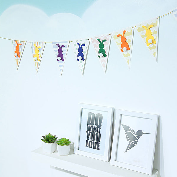 Happy Easter 2020 Spring Themed Party Hanging Banner - Sunbeauty