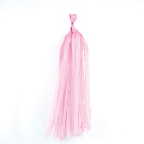 5Pcs Pink Tissue Paper Tassel - cnsunbeauty
